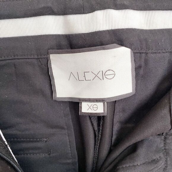 Alexis Black Cascade Ruffle Leg Dress Pants Trousers Women’s XS Evening Designer - Picture 12 of 12